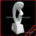 White marble abstract art sculpture carving YL-C015